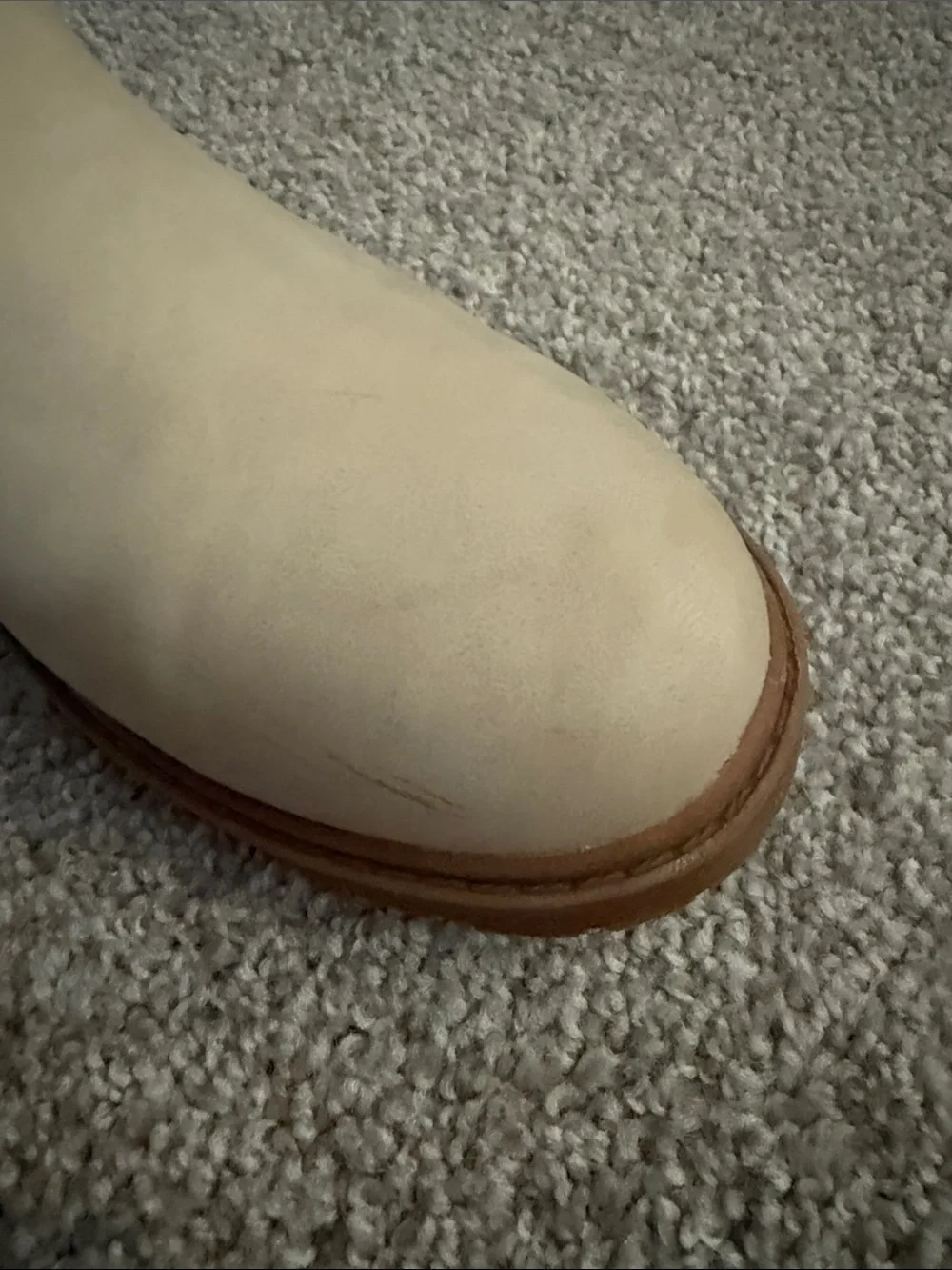 Zby Girls Neutral Chelsea Booties with Side Zip